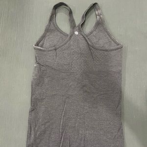 Lululemon Dark Grey Ribber Racerback Tank
